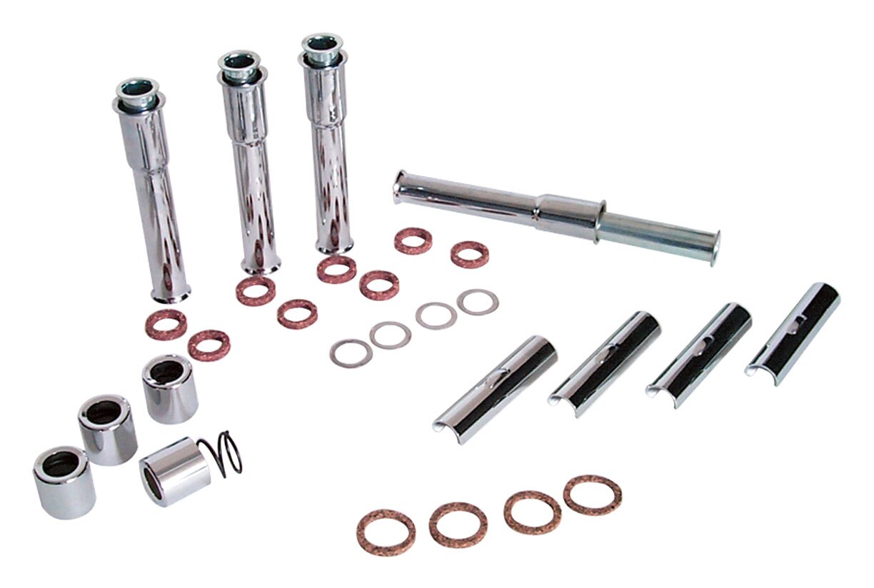 V-Twin Mfg. Pushrod Cover Kit For Harley 1948-1965