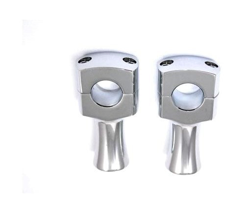 V-Twin Mfg. 3" Steel Chrome Risers