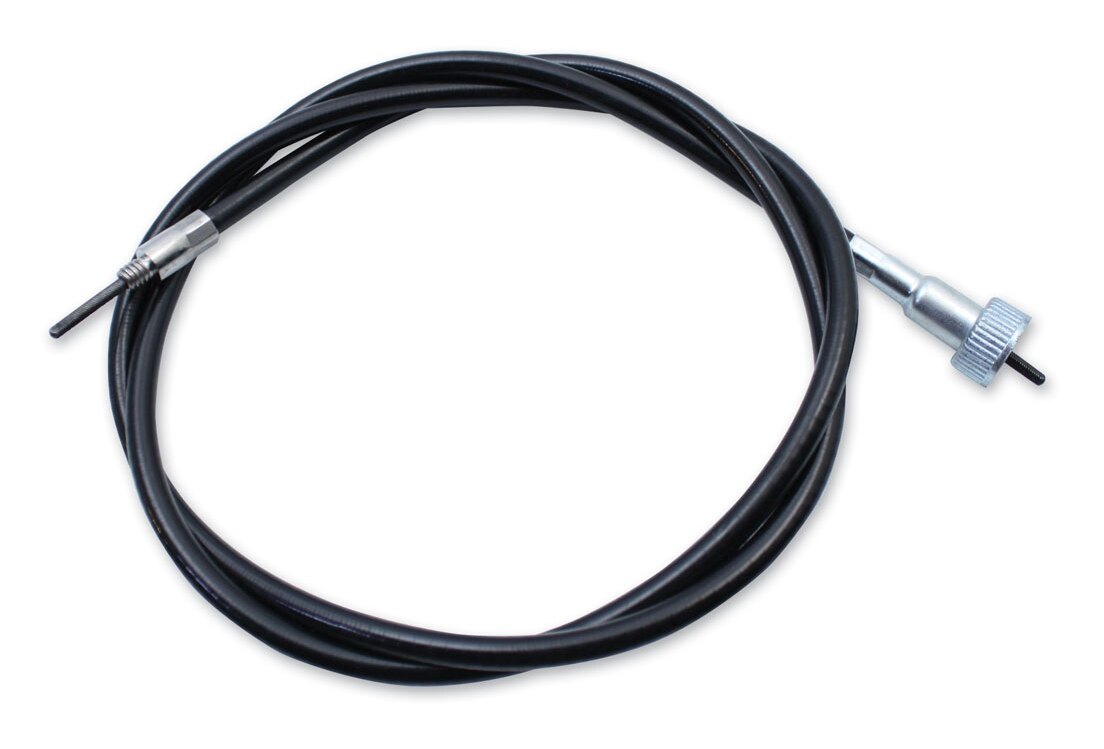 V-Twin Mfg. 49" Black Speedometer Cable For Harley FX / XL 1973-1992