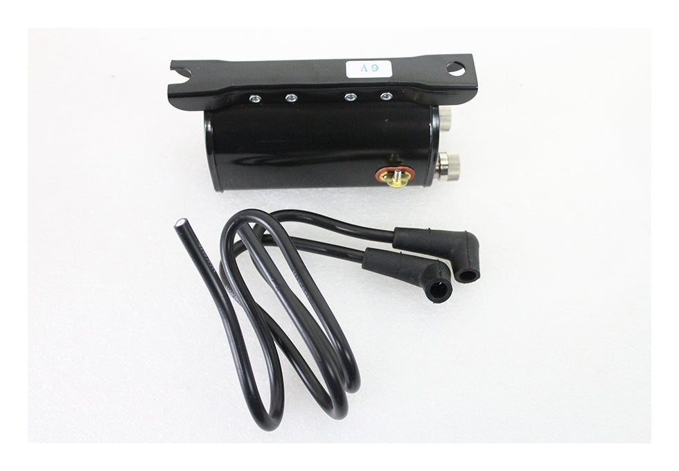 V-Twin Mfg. 6 Volt Replica Ignition Coil For Harley FL 1948-1960
