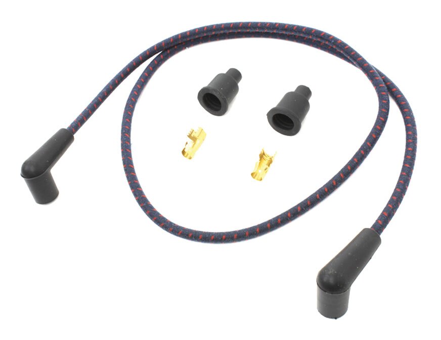 V-Twin Mfg. 7mm Universal Braided Wire Kit
