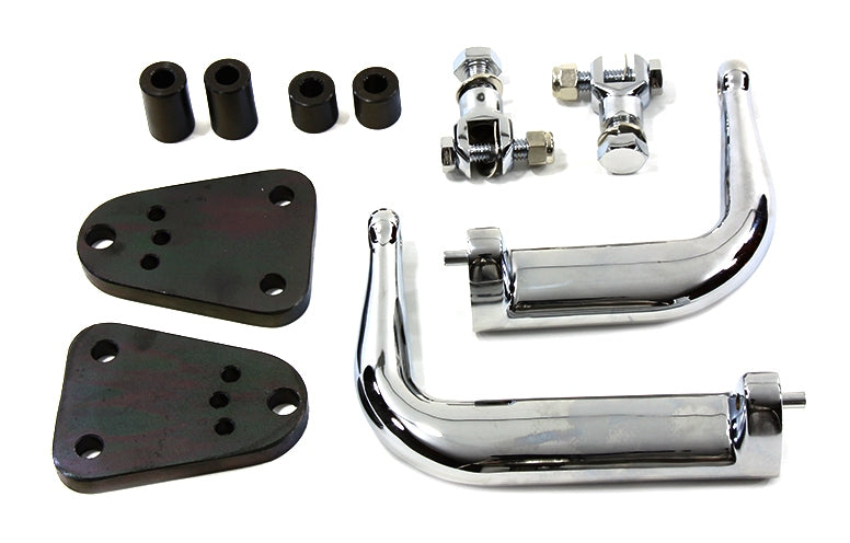 V-Twin Mfg. Adjustable Highway Peg Kit For Harley Sportster 2004-2022