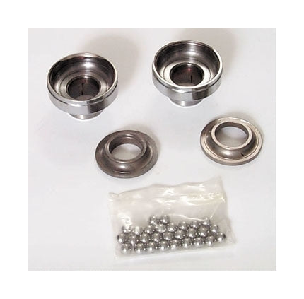 V-Twin Mfg. Ball Bearing Neck Cup Kit For Harley FL EL UL 1936-1948