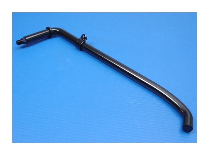 V-Twin Mfg. Black Stock Style Jiffy Stand Leg For Harley FL EL UL 1936-1957