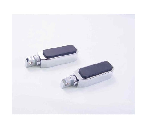 V-Twin Mfg. Chrome Bar Style Billet Slugger Footpegs