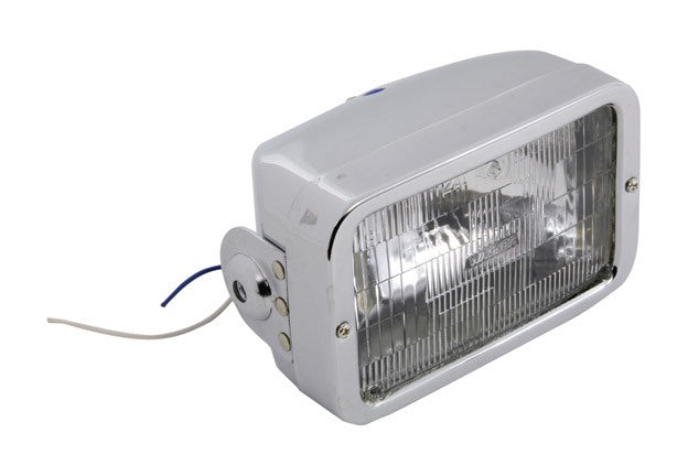 V-Twin Mfg. Chrome Caddy Style Side Mount Headlight