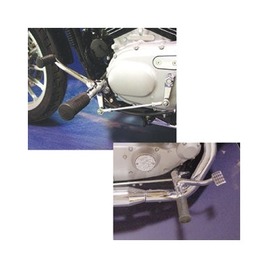 V-Twin Mfg. Chrome Forward Control Kit Without Pegs For Harley Sportster 2004-2005