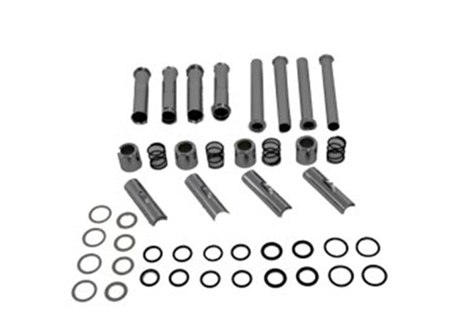 V-Twin Mfg. Chrome Pushrod Cover Kit For Harley Sportster 1986-1989