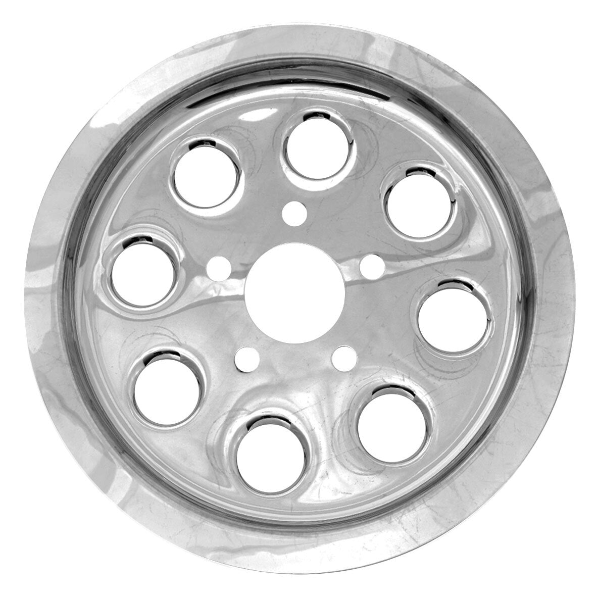 V-Twin Mfg. Chrome Rear Pulley Cover 61 Tooth For Harley Sportster 1991-2003