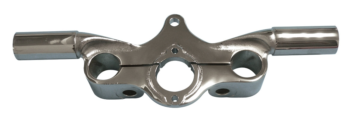 V-Twin Mfg. Chrome Top Tree Without Ear Inline For Harley 1932-1957