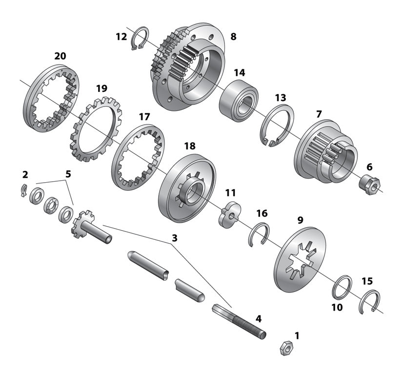 V-Twin Mfg. Clutch Adjusting Screw For Harley Big Twin 1984-1997