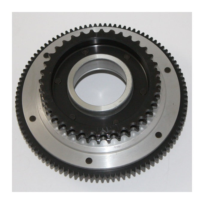 V-Twin Mfg. Clutch Drum With Ring Gear For Harley Big Twin 1998-2006