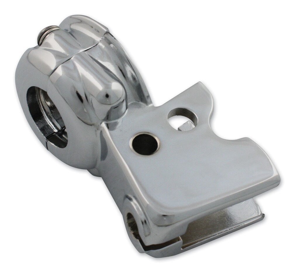 V-Twin Mfg. Clutch Hand Lever Bracket With Clamp For Harley 1996-2017