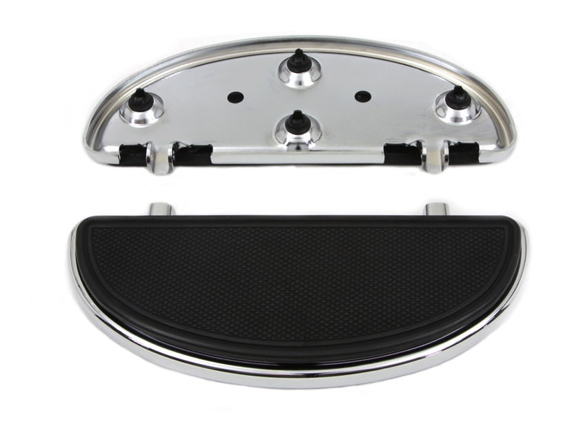 V-Twin Mfg. Driver Half Moon Footboard Set For Harley 1984-2026