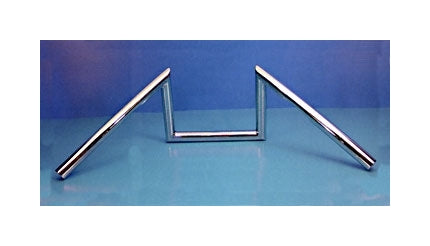 V-Twin Mfg. 1" Dropped Low Z-Bar Handlebar With Indent