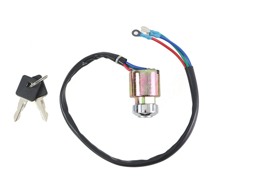 V-Twin Mfg. Flat Key Ignition Switch For Harley Sportster 1991-2011