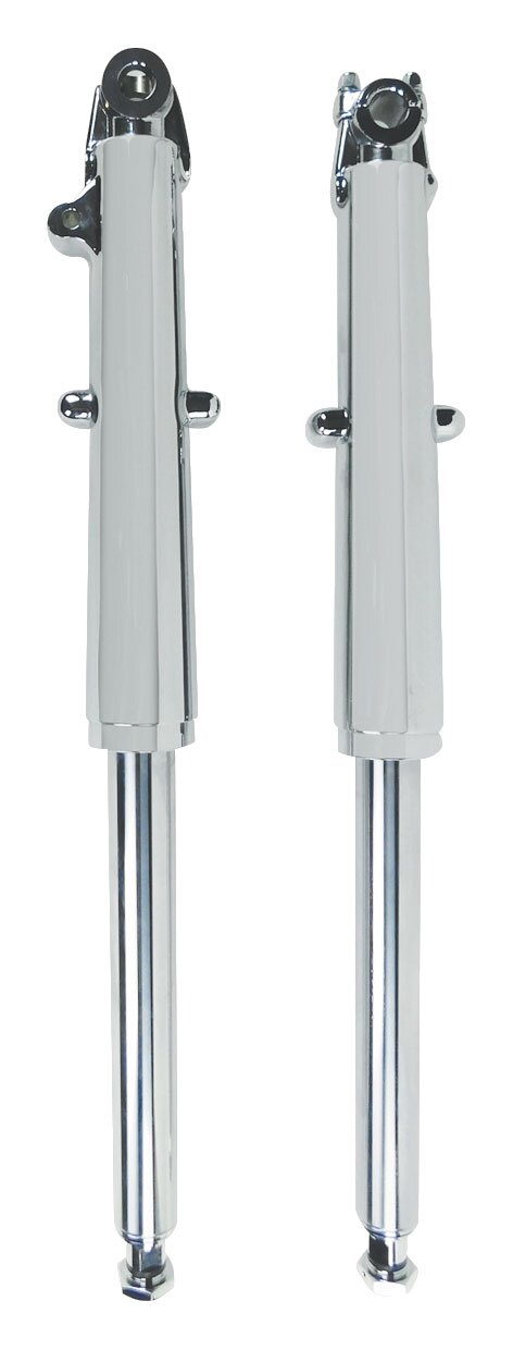 V-Twin Mfg. Fork Leg Assemblies With Left Side Brake Mount For Harley FL 1949-1968