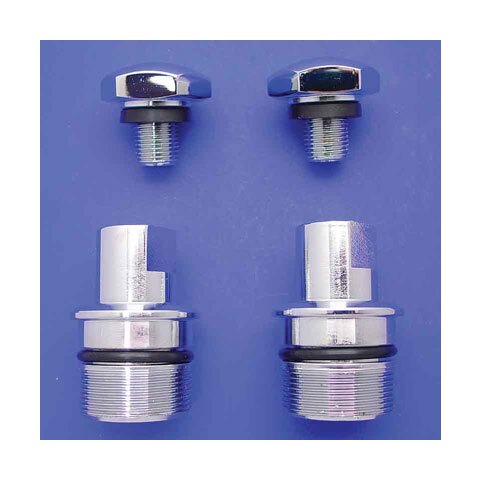 V-Twin Mfg. Fork Tube Plug Kit For Harley 1977-2012