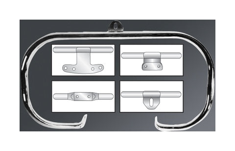 V-Twin Mfg. 1" Front Highway Bars For Harley WL / G 1932-1973