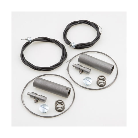 V-Twin Mfg. Handlebar Throttle And Spark Control Kit For Harley FL XL 1954-1971