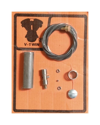 V-Twin Mfg. Handlebar Throttle Spiral And Cable Kit For Harley FL FX XL 1954-1973