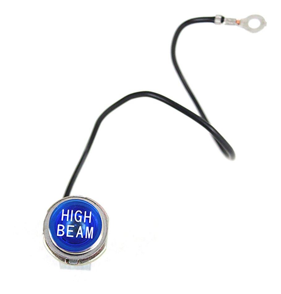 V-Twin Mfg. High Beam Blue Indicator Lamp For Harley FX / XL 1977-1985
