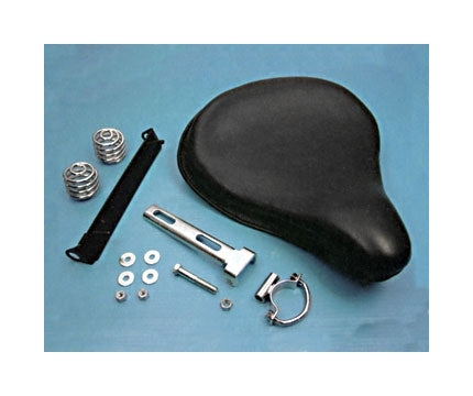 V-Twin Mfg. Leather Solo Seat Kit For Harley Sportster 1952-1978