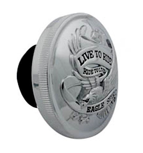 V-Twin Mfg. Live To Ride Gas Cap For Harley 1982-1995
