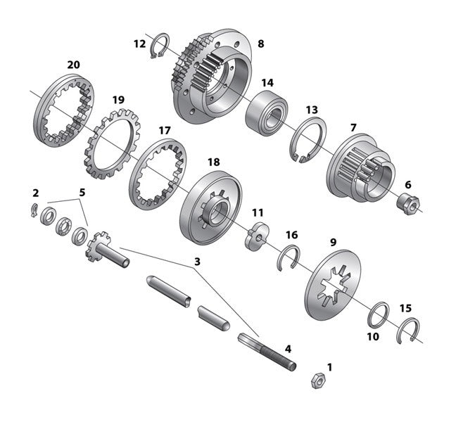 V-Twin Mfg. Pressure Plate For Harley 1991-1997