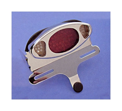 V-Twin Mfg. Radii Taillight With Bracket For Harley FX 1980-1999