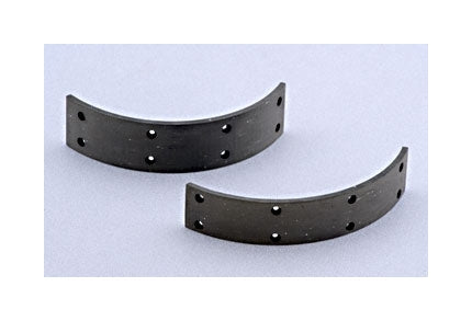 V-Twin Mfg. Rear Brake Shoe Lining Set With Rivets For Harley FL FX 1963-1972
