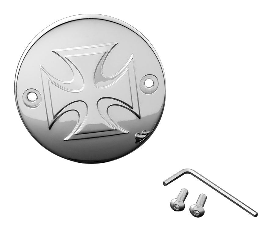 V-Twin Mfg. Red Baron 2-Hole Points Cover For Harley 1970-2022