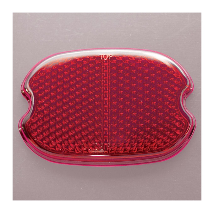 V-Twin Mfg. Red Rear Lens For Harley 1955-1972