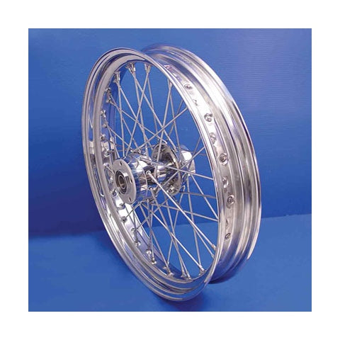 V-Twin Mfg. Replica 40 Spoke Chrome Front Wheel For Harley FXD 2006-2007
