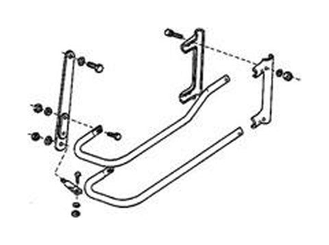V-Twin Mfg. Saddlebag Guard Kit For Harley Touring 1978-1984