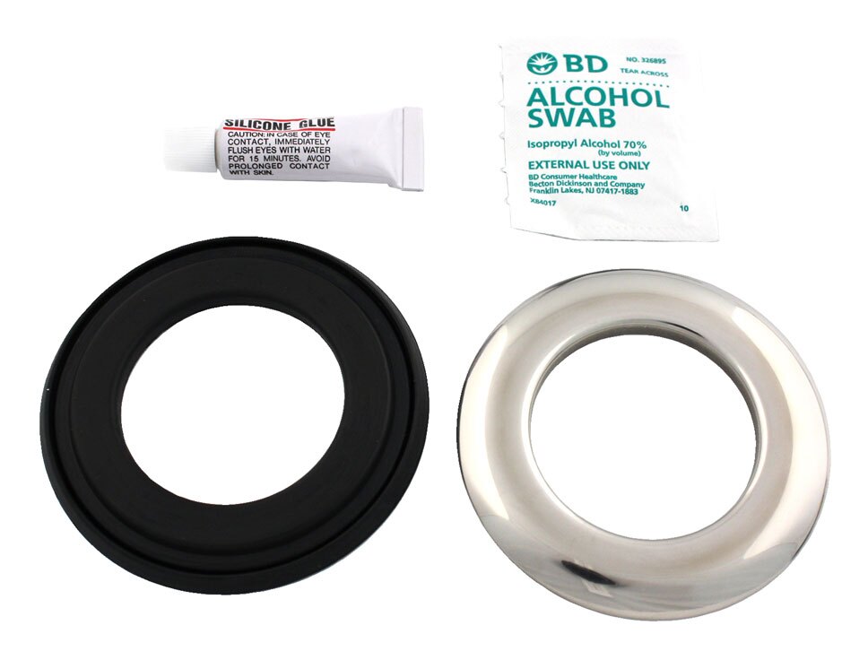 V-Twin Mfg. Stainless Steel Decorative Bung Filler Ring