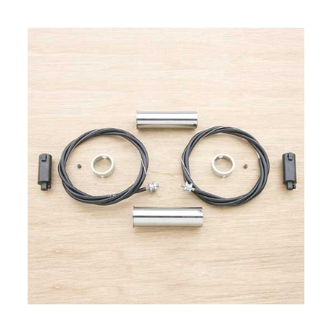 V-Twin Mfg. Throttle Spiral Cable Kit For Harley FL 1949-1953