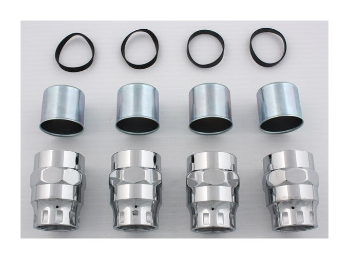 V-Twin Mfg. Valve Spring Lower Cover Set For Harley VL 1930-1936