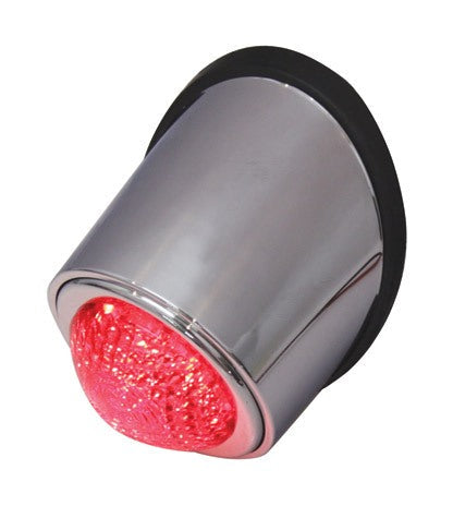 V-Twin Mfg. Vintage Style Chrome Teardrop Tail Lamp