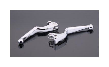  V-Twin Mfg. Wide Blade Lever Set For Harley FL FX XL 1972-1981