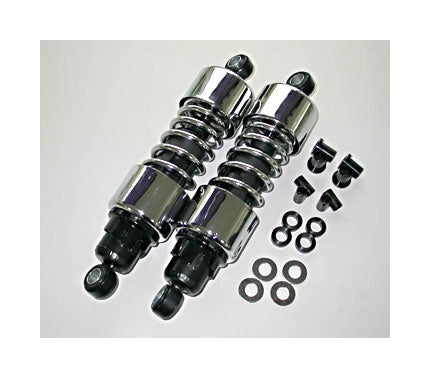 V-Twin Mfg. 11" Chrome Short Shocks For Harley FX XL 1954-2003