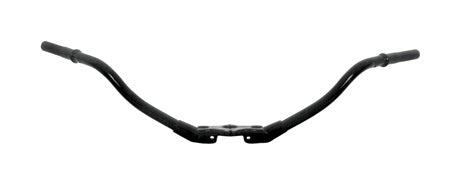  V-Twin Mfg. 1" Black 7-1/4" Springer Buckhorn Handlebar For Harley 1936-1958