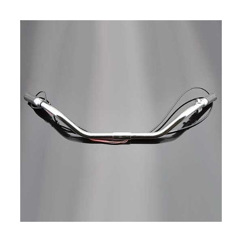  V-Twin Mfg. 1" Chrome 4" 1-Piece Early Glide Handlebar Assembly For Harley FL 1949-1953