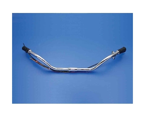  V-Twin Mfg. 1" Chrome 6" 1-Piece Early Glide Handlebar Assembly For Harley FL 1954-1959