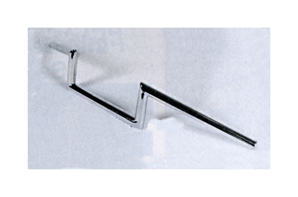  V-Twin Mfg. Chrome 1" Z-Bar Without Indents