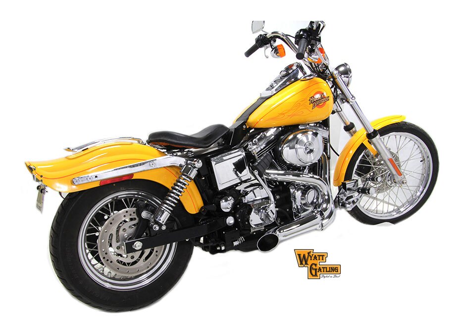 V-Twin Mfg. 2-Into-1 Exhaust Header Pipe For Harley FXR / FXST / FXDWG 1986-2011