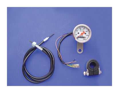  V-Twin Mfg. 48mm Mini Speedometer Kit For Harley