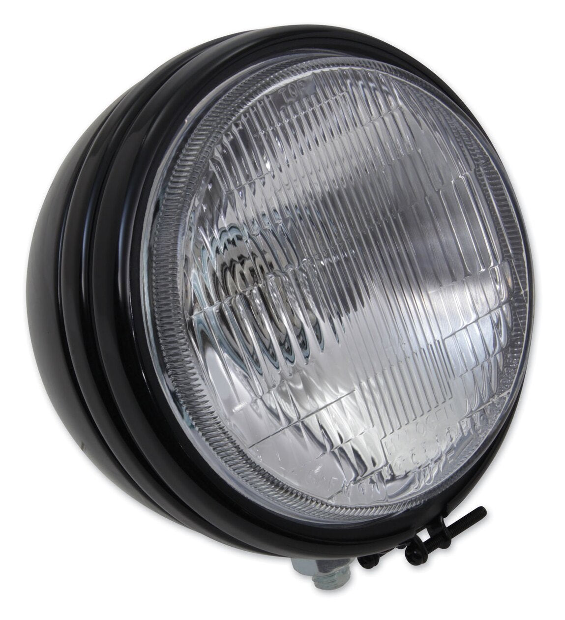  V-Twin Mfg. 5 3/4" Round 12-Volt Headlamp For Harley FX / XL 1960-1973