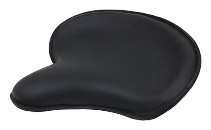  V-Twin Mfg. Black Leather Thin Style Solo Seat For Harley 1930-1984