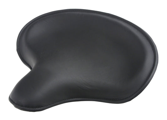  V-Twin Mfg. Black Leather Thin Style Solo Seat For Harley 1936-1984